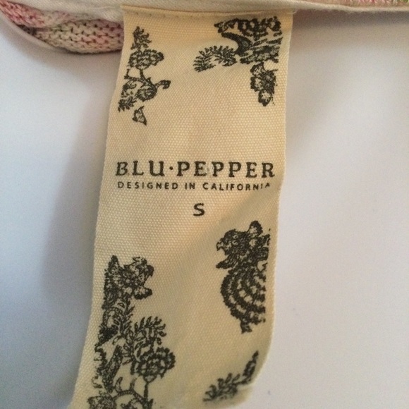 Women’s blu Pepper tank top strapless. Pre own. Size small. Multi color - Picture 8 of 12